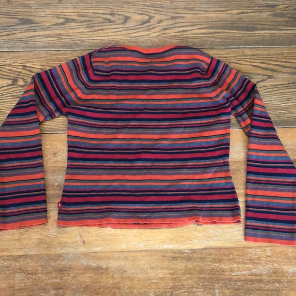 Y2K American Eagle Striped Longsleeve - Picture 6 of 11